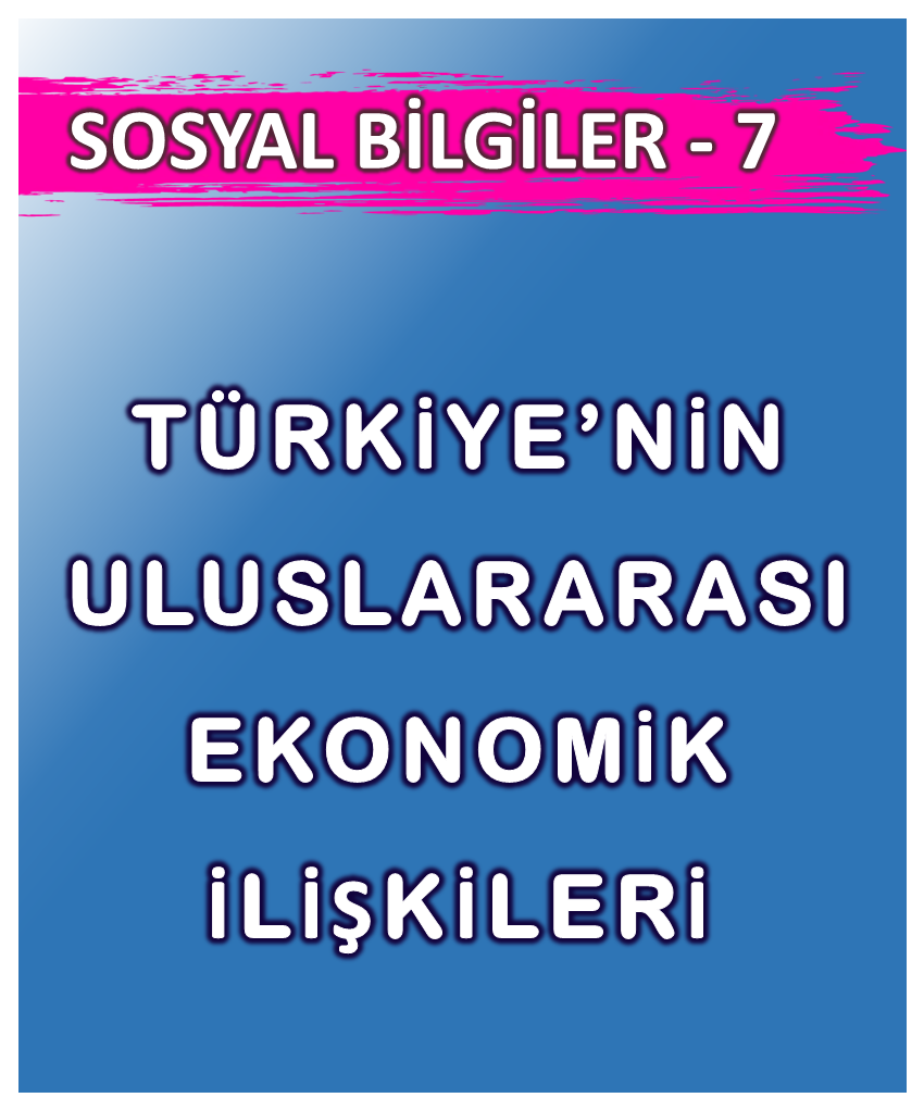 Türkiye’nin Uluslararası Ekonomik İlişkileri